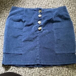 BDG Blue Mini Pencil Skirt Casual Resort Wear